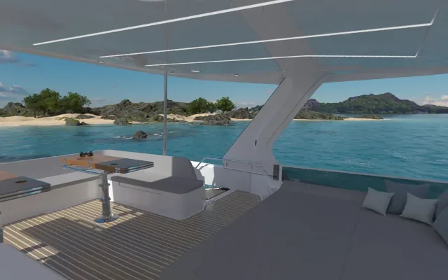 Флайбридж, 360° 3D визуализация от VR MAX